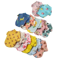 cute pet clothes cartoon pet clothing summer shirt casual vests cat t shirt puppy dogs clothes for small pets