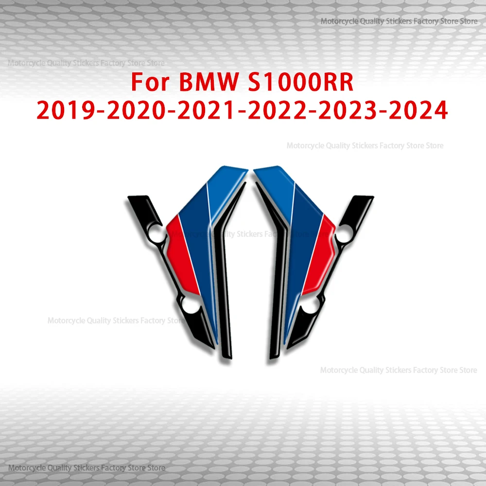 

Для BMW S1000RR M1000RR 2019 2020 2021 2021 2022 2023 2024 наклейки для защиты от краски 3D гелевые наклейки на переднее крыло