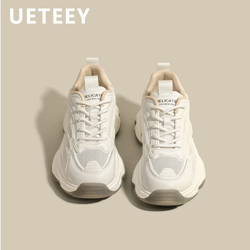 

Women's Shoes Thick Bottom 2022 Autumn Female Sneakers Mesh Casual Breathable Small White Designer Shoes Baskets Femme Zapatos
