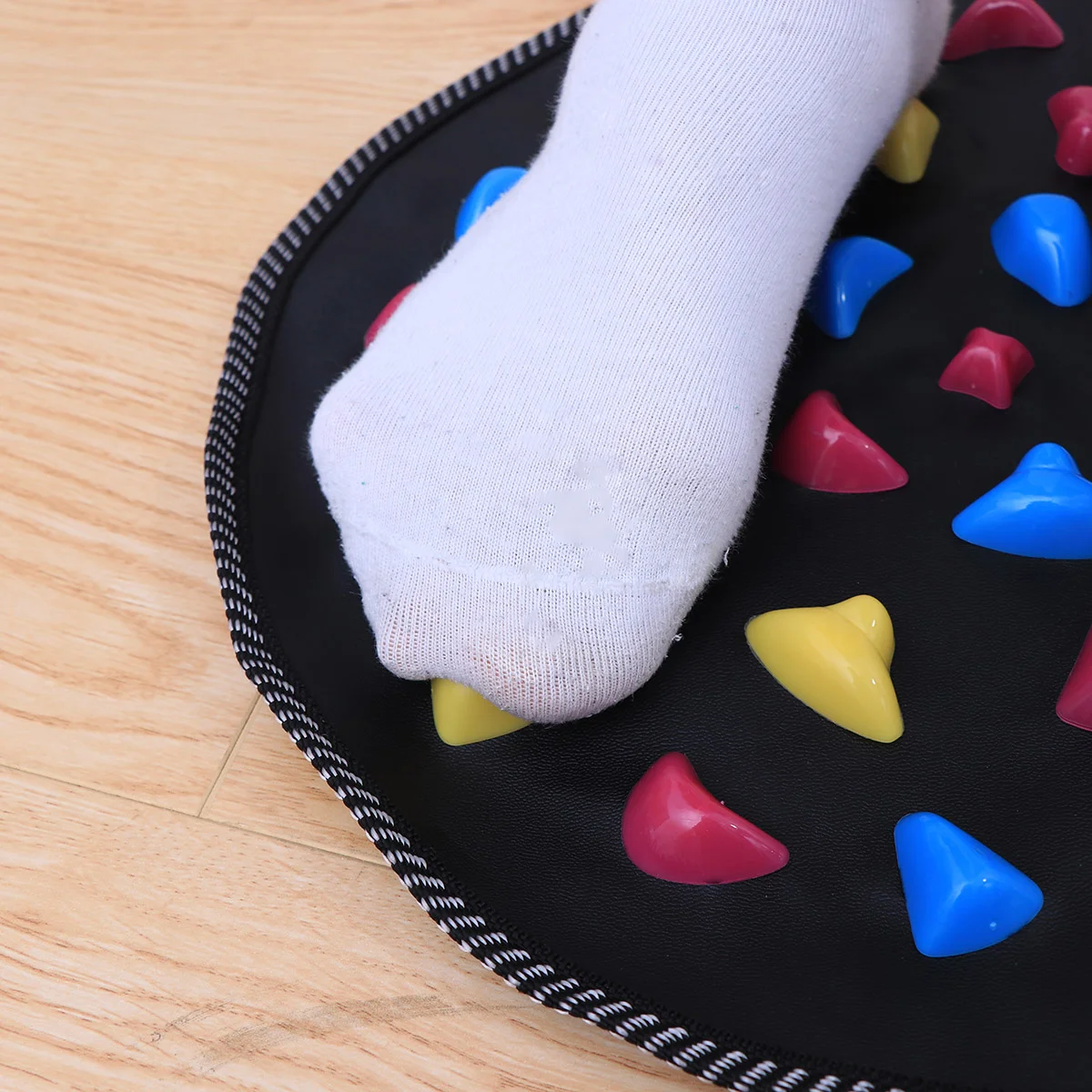 Каменный массажный коврик для ног круглый снятия боли в ногах акупрессура