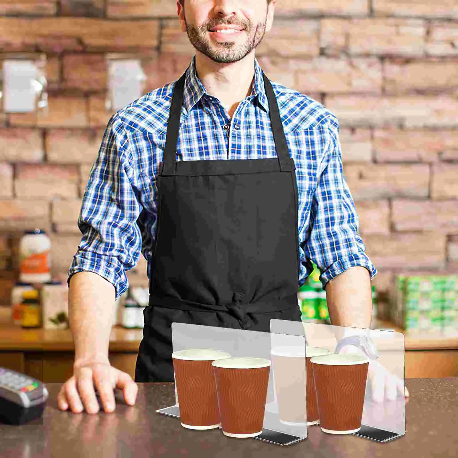 6-шт. Стеллажи для магазина разделитель товаров разделители полок супермаркетов