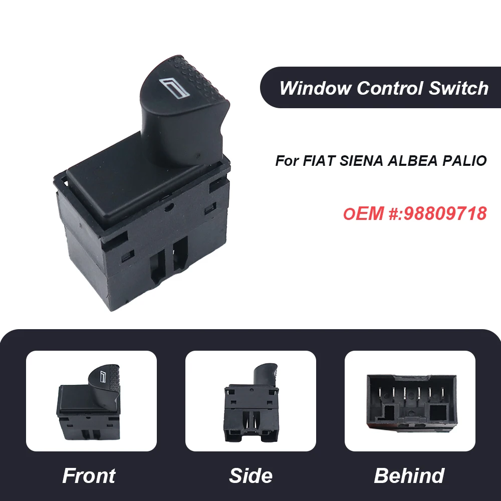 

Hight Quality Electric Power Window Lifter Regulator Control Switch Button For FIAT Siena Albea Palio 98809718