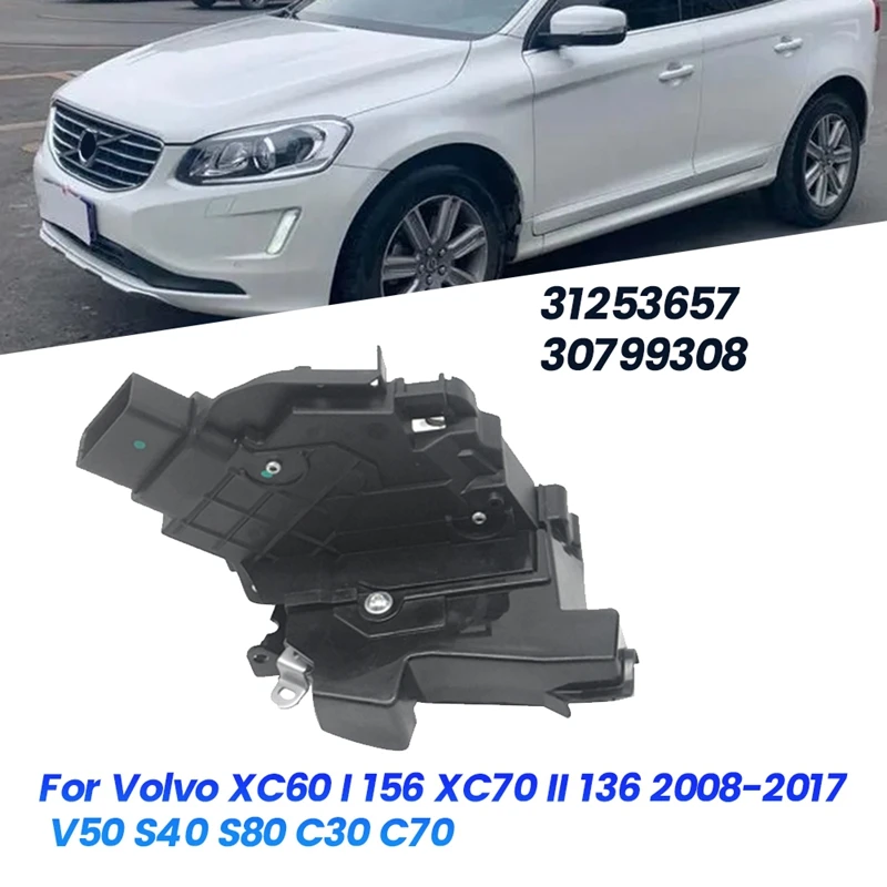 Привод защелки замка левая передняя фонарь 31253657 для Volvo XC60 I 156 XC70 II 136 2008-2017 V50 S40 S80