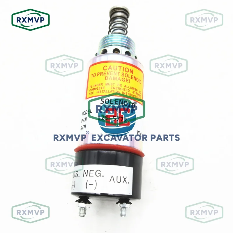 Соленоид топливной остановки Flameout 125-5772 24 В подходит для экскаватора 3117 3116 3126 3114