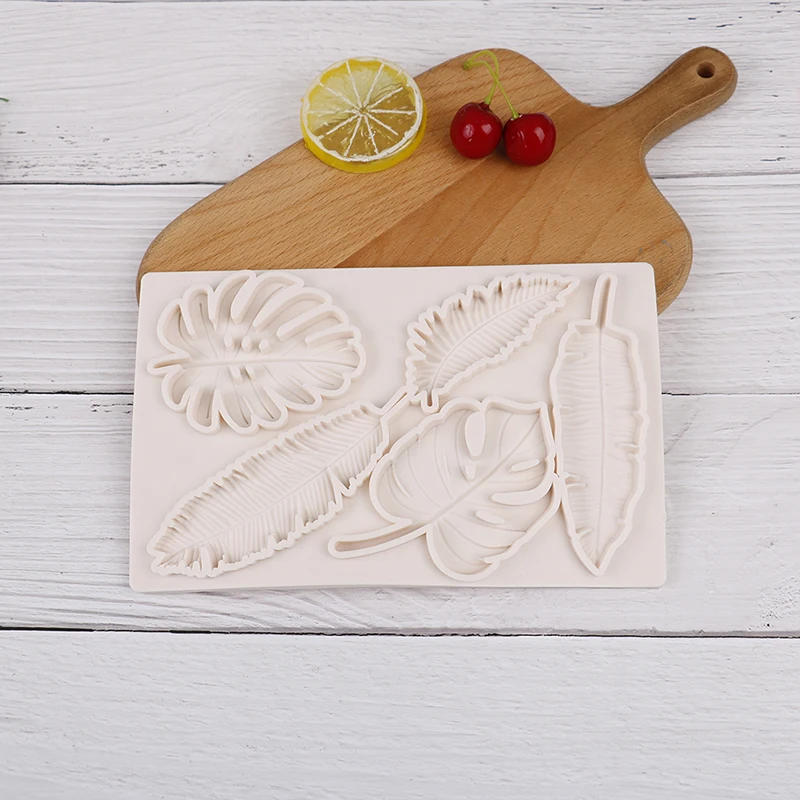 

Feather Turtle Leaf Silicone DIY Clay Plaster Chocolate Mold Cake Baking Decor Silicone Mold