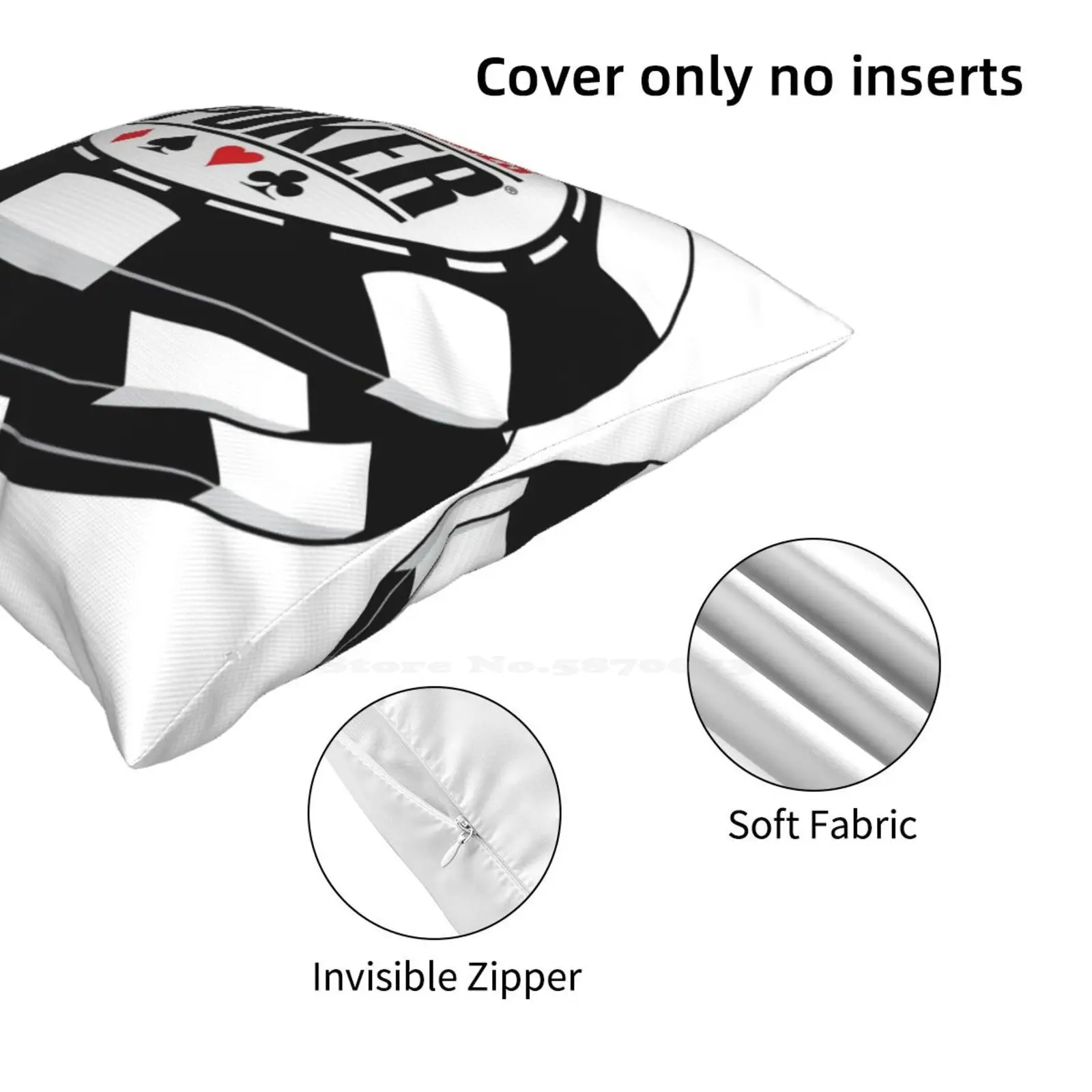 Wsop покерная спальня офисная обнимающая наволочка покер Техасская игра Holdem