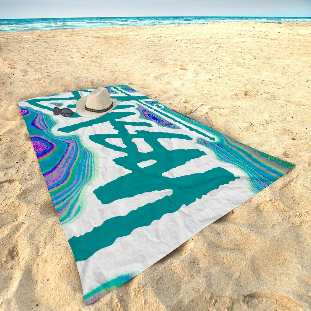 Полотенце с логотипом S-Stussy пляжное полотенце из микрофибры впитывающее