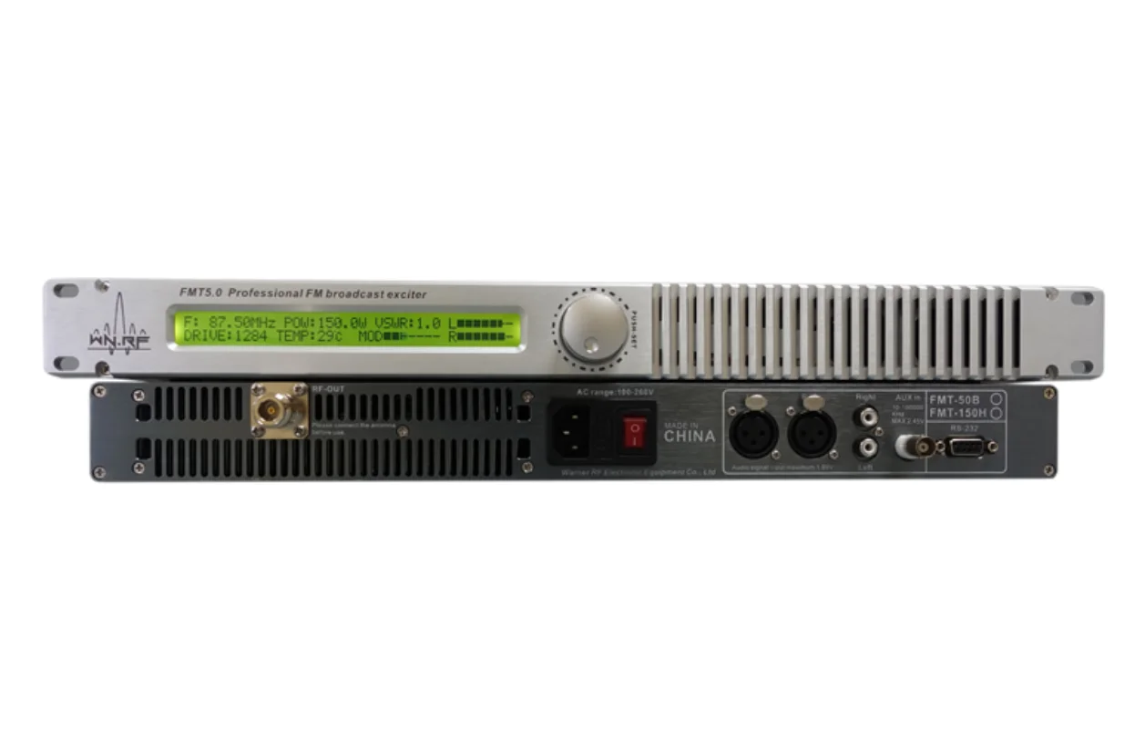 Vision 150w Transmisor de FM for radio station broadcast system enlarge