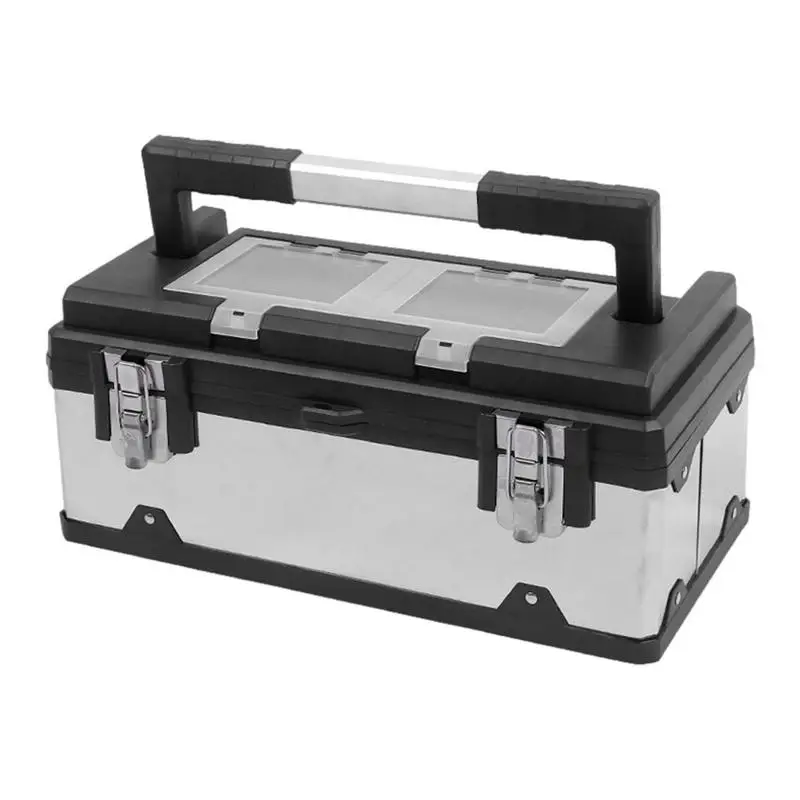 

Портативный ящик для инструментов | Портативный двухслойный ящик для хранения инструментов | Сверхпрочный органайзер для мелких деталей, автомобильный ящик для инструментов, ящик для инструментов, Органайзер
