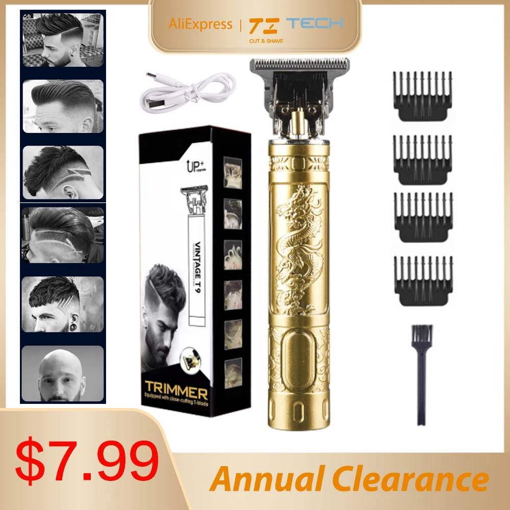 

2022 Hair Clipper&Trimmer for Men T9 Electric Hair cutting machine Electric Shaver Machine Free shipping Dropshipping
