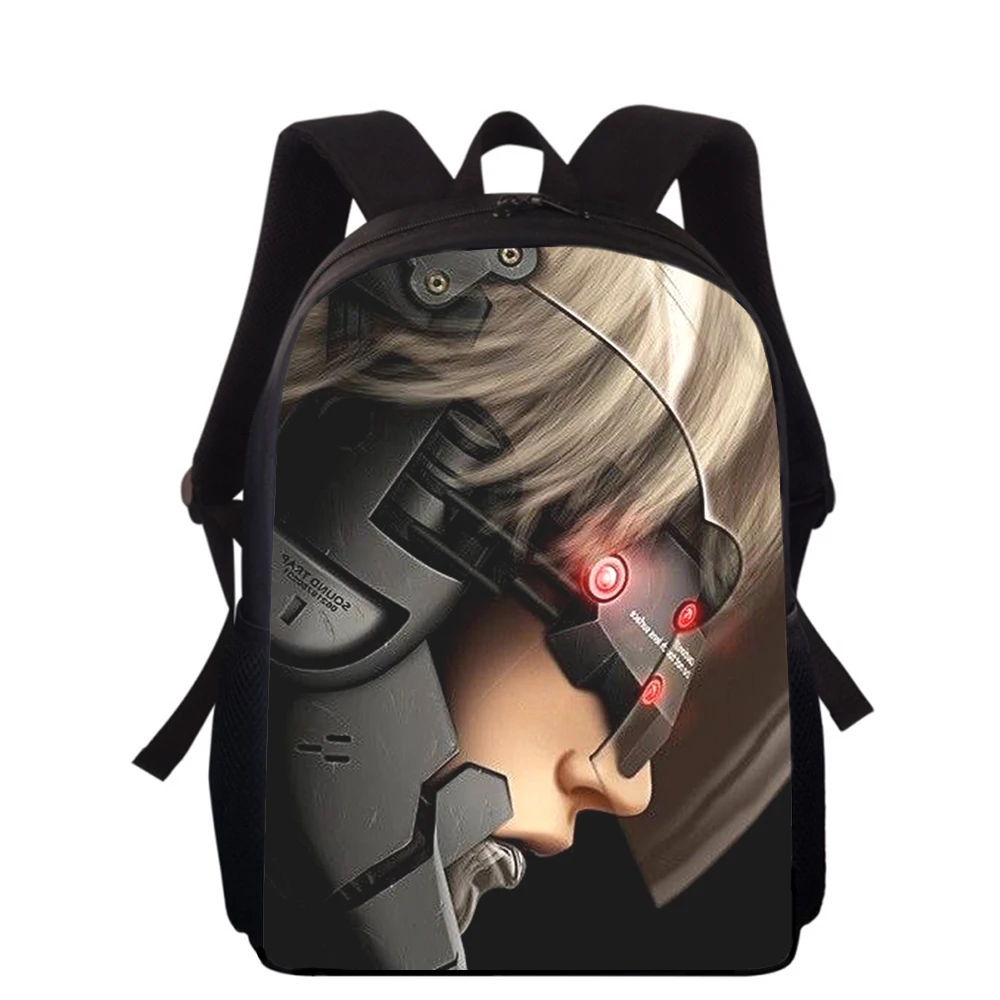 Metal Gear Rising 15” 3D Print Kids Backpack Primary School Bags for Boys Girls Back Pack Students School Book Bags