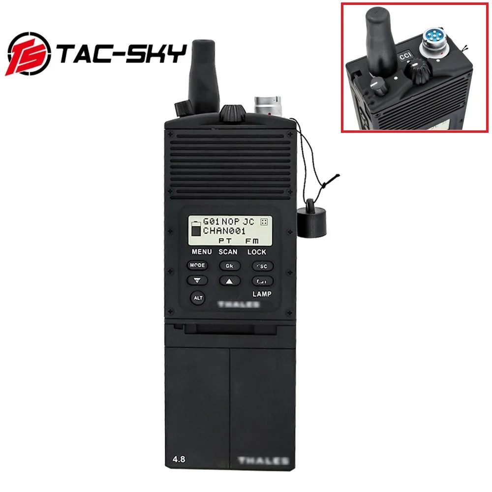 TS TAC-SKY Harris fake case walkie-talkie model Tactical AN/PRC 148152152a for tactical 6 pin U94 PTT prc 148 virtual box