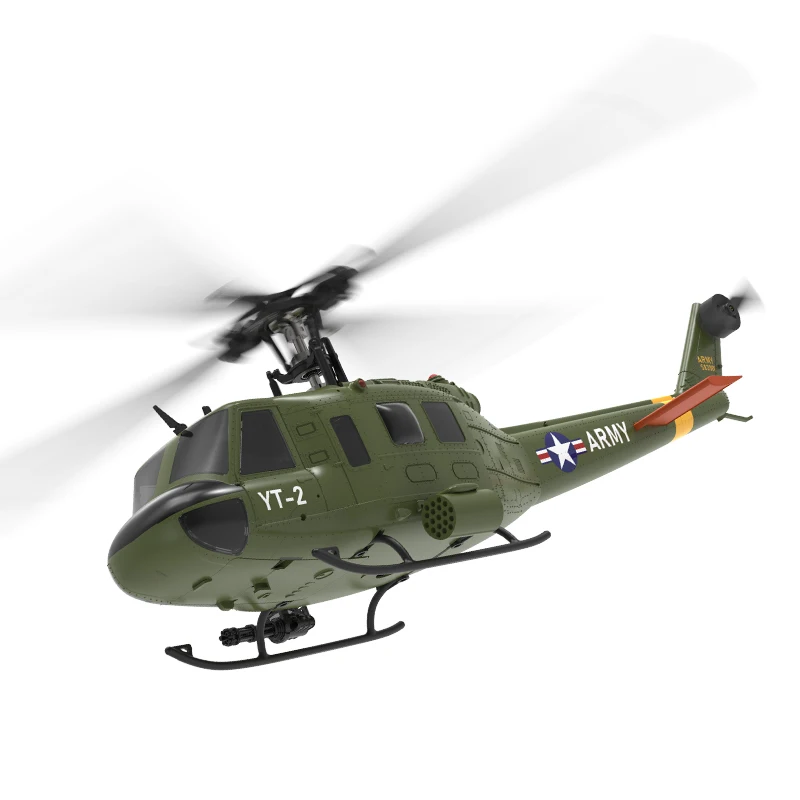 YUXIANG F07 Uh-1d HUEY масштаб 1/34 гироскоп стабилизированный бесщеточный двигатель