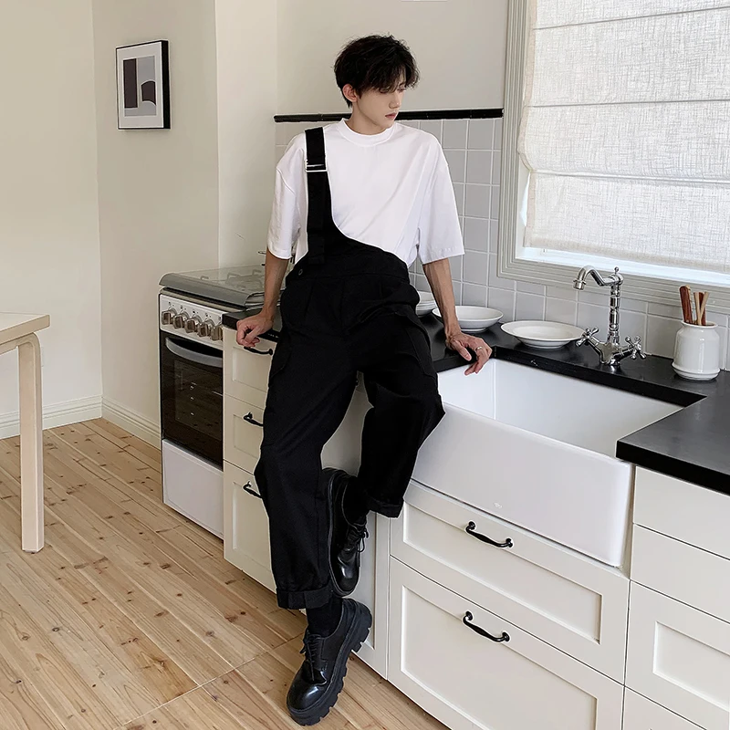 Повседневная уличная одежда сверхпрочные комбинезоны мужские рабочие брюки с