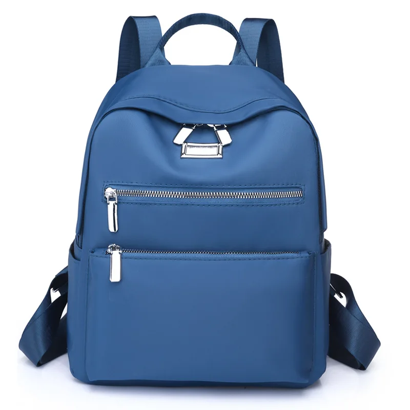 

Новинка 2022, повседневный женский рюкзак из ткани Оксфорд, Модный Универсальный однотонный дорожный рюкзак для женщин