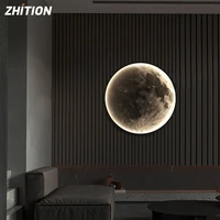 Светодиодная настенная лампа в виде Луны#2