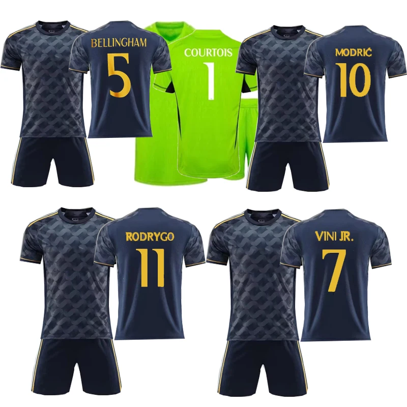 

Новинка 2023, голубой комплект детской одежды, спортивная одежда для мальчиков и девочек-подростков, комплект униформы и брюк, летний детский футбольный комплект