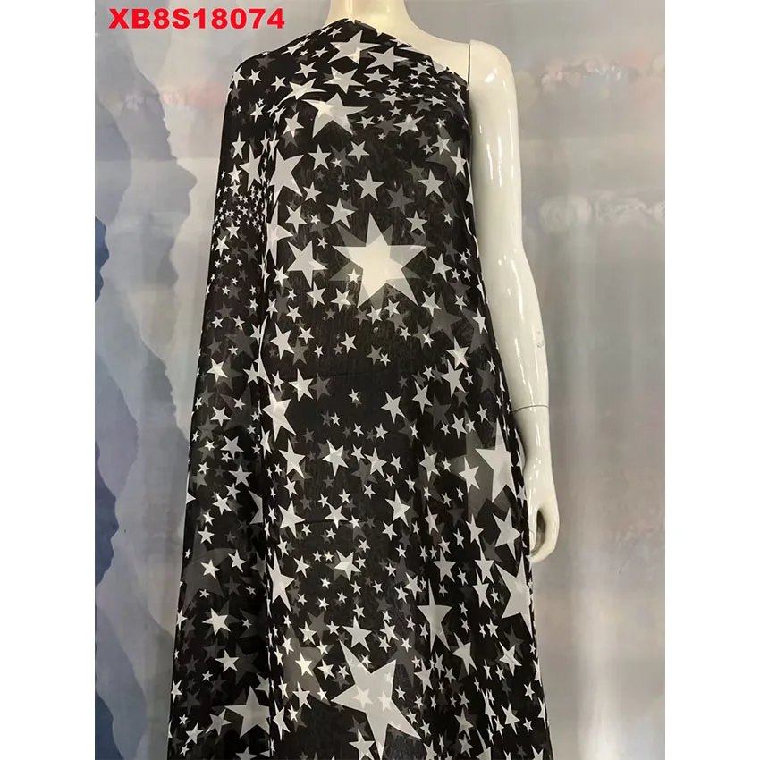 

High Quality African Lace Fabric Quality Polyester cloth for Party Dress XB8S18074