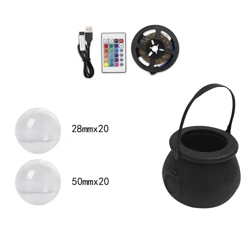 Большой колпак горшки Хэллоуин украшения винтажный Декор Светильник up Witches Cauldron