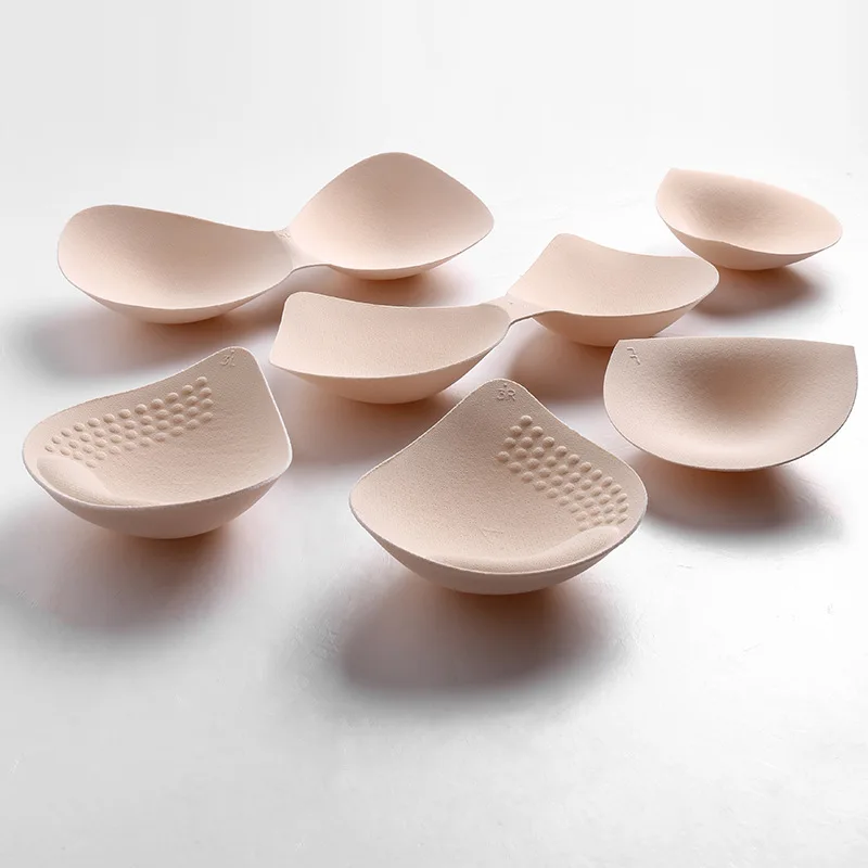 Женские Треугольные вкладыши для бюстгальтера сосков накладки груди с эффектом