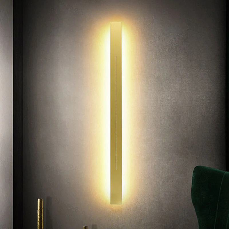 

Nordic Decor Led Wall Lamp Long Strip Wall Indoor For Home Decoration Modern Corridor Bedside 80CM 100CM 120CM Lighting Fixtures