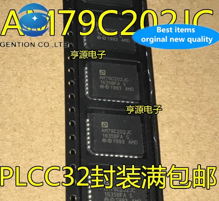 

10 шт., 100% оригинальные новые AM79C202 AM79C202JC