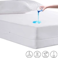 lfh zipper mattress protector bedbug proof waterproof mattress encasement non woven fabric bed cover 6 sided waterproof