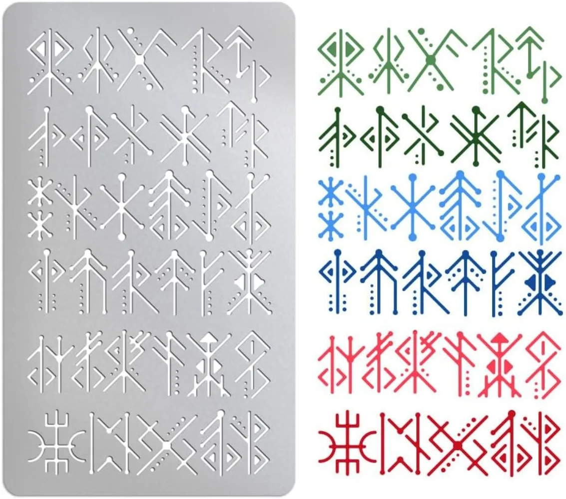 

Металлические трафареты рун