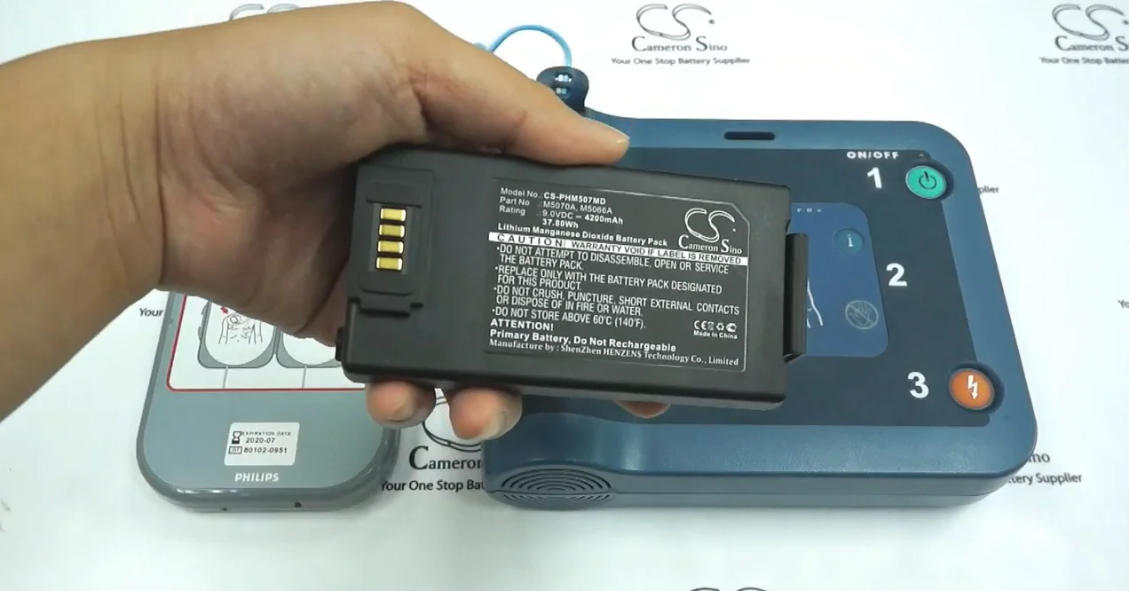 

Аккумулятор для Philips Heart Start FRx, HS1, домашний дефибриллятор, сердечный старт на месте AED, 110300 861304 M5066A M5067A M5068A M507