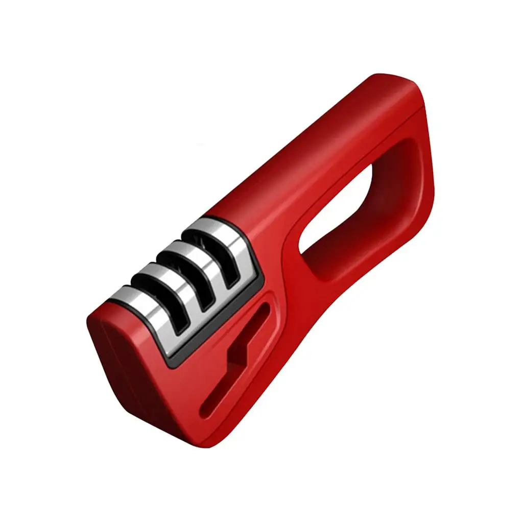 

Knife Sharpener 4 In 1 Diamond Coated&Fine Rod Knife Shears And Scissors Sharpening Stone System Stainless Steel Blades