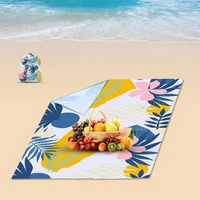 pragmatic oxford cloth stylish summer folding camping mat with storage bag home accessories camping mat picnic blanket
