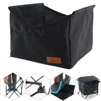 folding table outdoor camping cloth kitchen storage net bag mesh waterproof table storage basket for picnic home storage