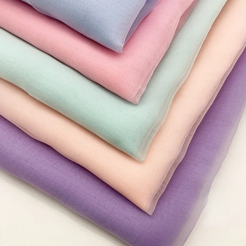 Однотонное платье из органзы женская одежда ткань игрушка кукла ручной работы