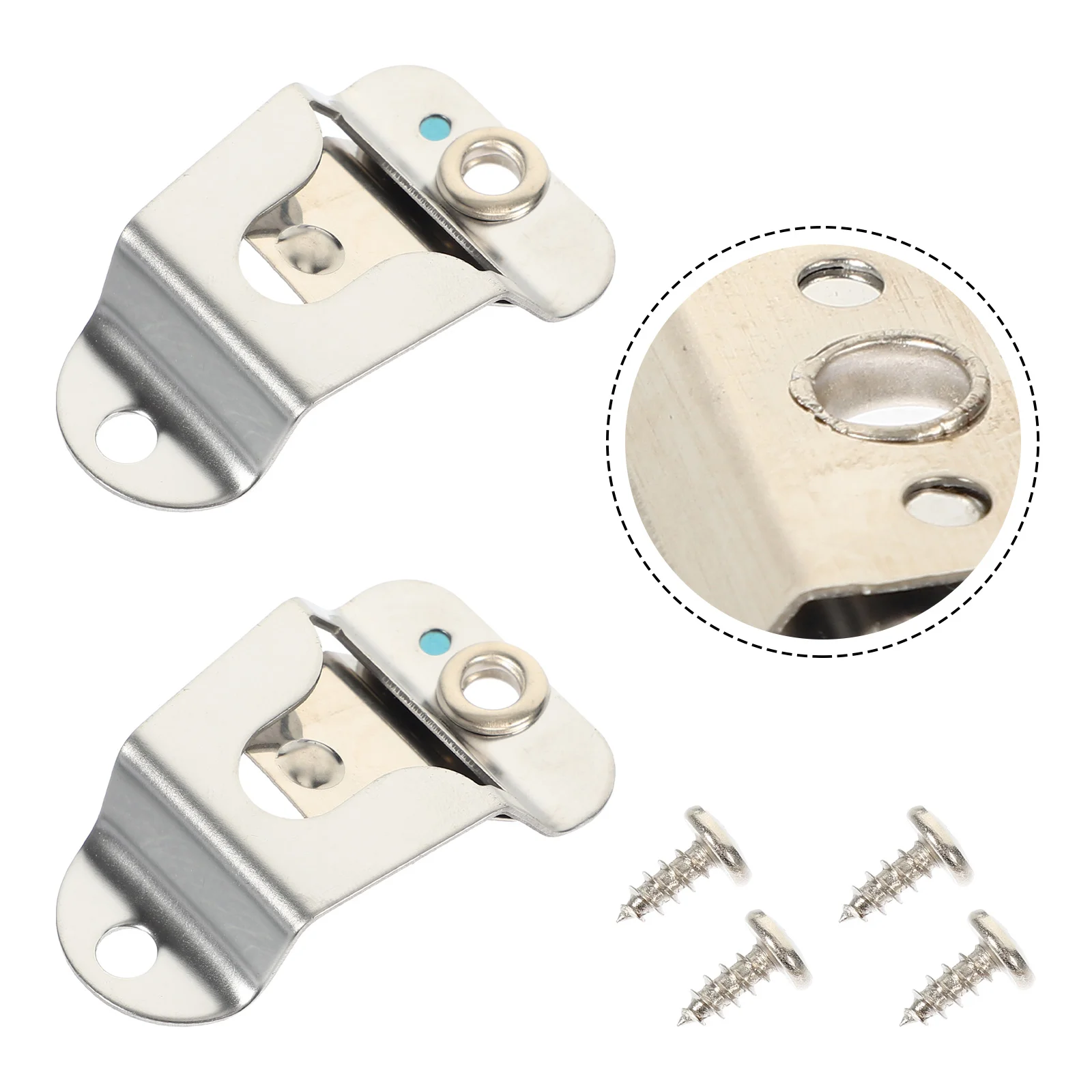 

2 Sets Hand Microphone Storage Clips for Ham Radio Car Radio Microphone