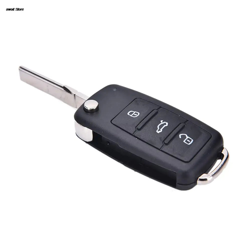 

New Fit for Polo GOLF MK6 Touareg 3 Button Remote Key FOB shell case