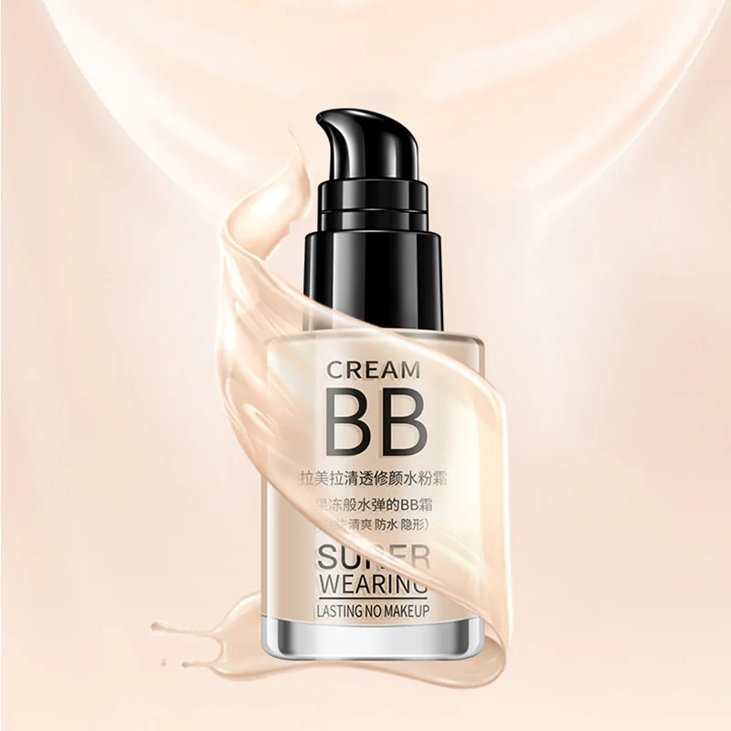 

1 Pc Face Liquid Foundation Moisturizing BB Cream Oil-control Full Coverage Flaw Waterproof Long Lasting women's cosmetics