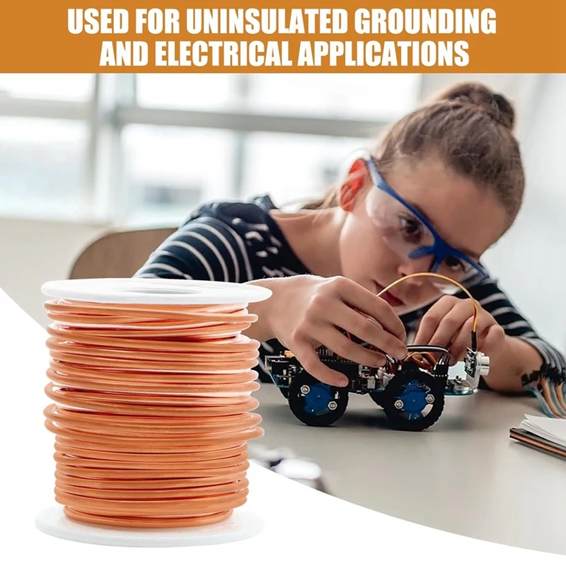 Медная проволока 99.9% чистая неизолированная медная для садоводства