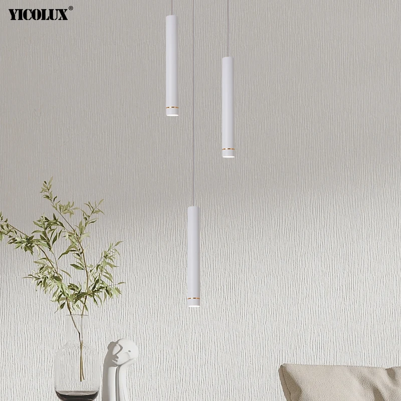 Простой современный светодиодный подвесной светильник в скандинавском стиле