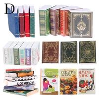 3 4 6pcs set 1 12 Dollhouse Vintage Miniature Book Model Notebook Doll House Furniture Decor