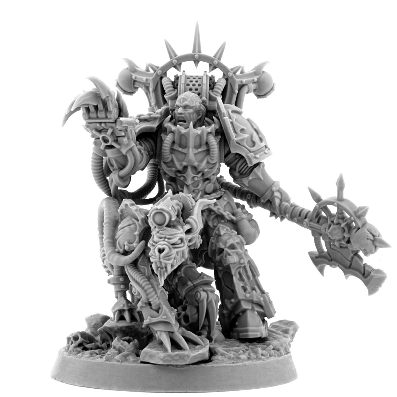 

Microscopic Model Unpainted Resin Model DND Wargame Exclusive Chaos CHAOS CORSAIR LORD