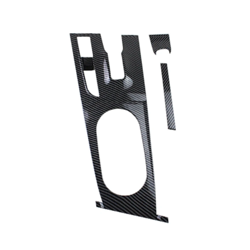 Car Carbon Fiber Center Console Gear Shift Panel Water Cup Holder Cover Trim for Hyundai Elantra 2021 2022 CN7