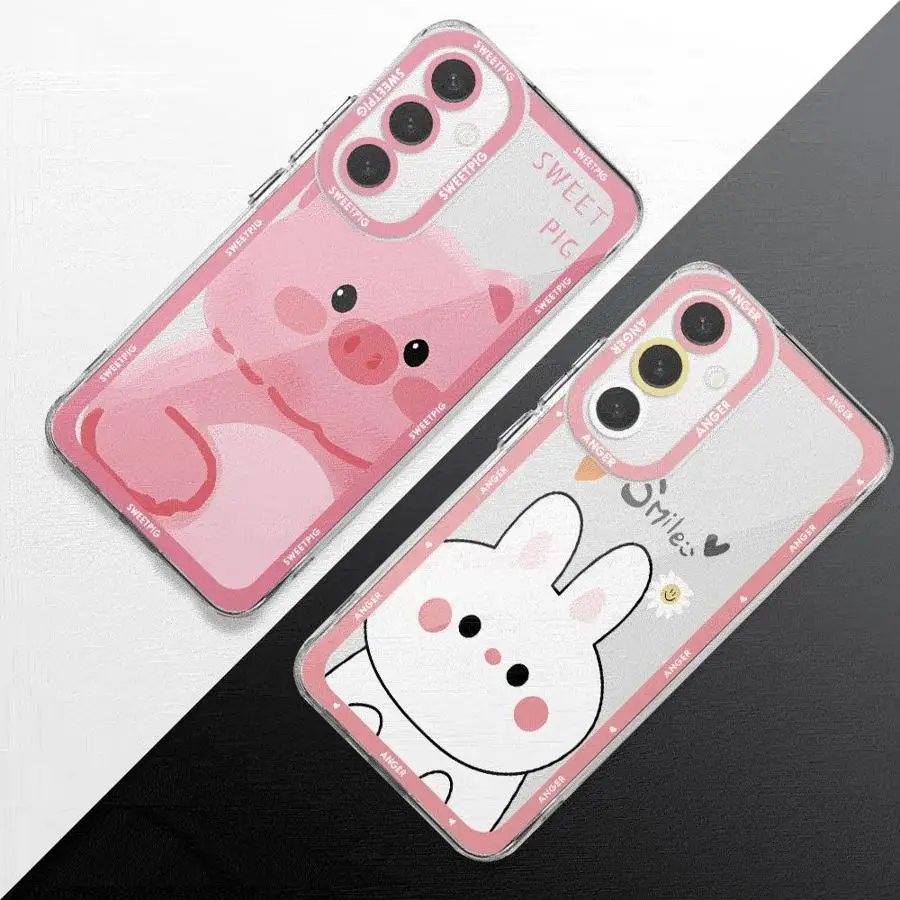 Cute Cartoon Little Pig Phone Case for Motolora Moto G73 G52 G72 G22 Edge 40 5G G71 G32 Cover Soft Cases Luxury