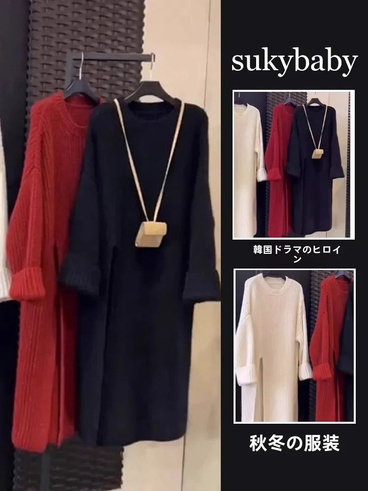 Шикарное уникальное платье Hepburn Sle во французском стиле свободное средней длины