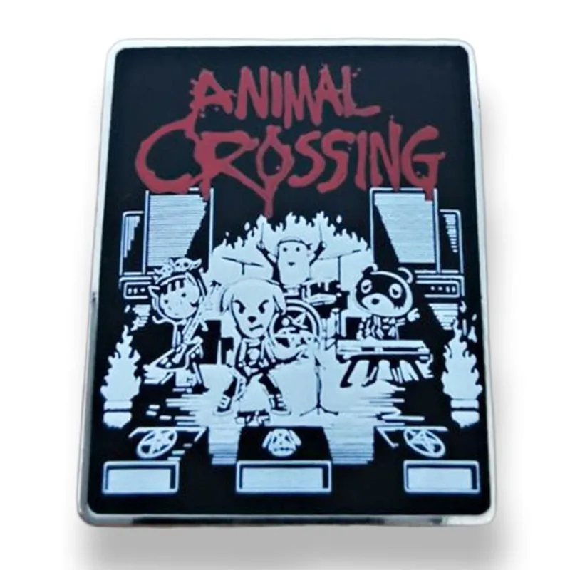 

Animal New Horizons Villagers Rock Band Brooches Enamel Pin Brooch Badge Lapel Pins Hard Metal Alloy Jacket Decoration Jewelry