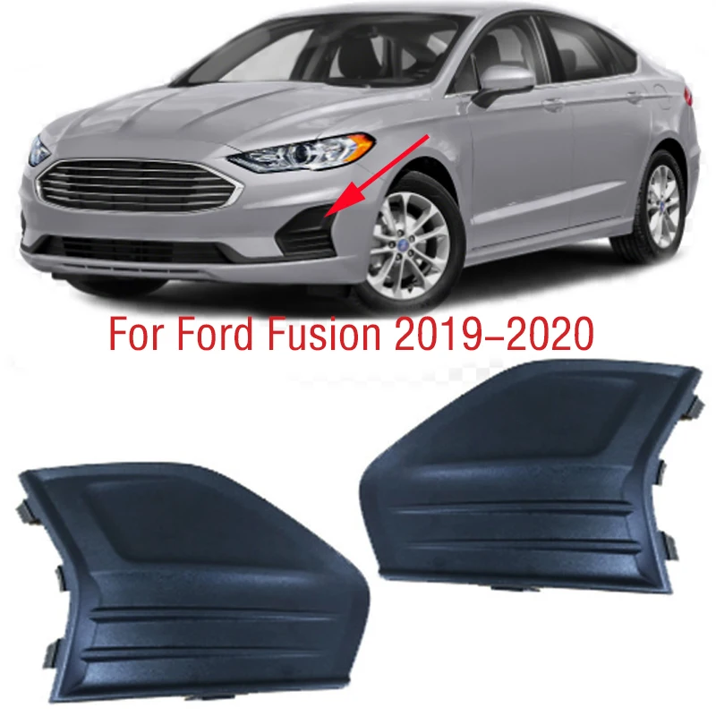 Для Ford Fusion 2019 2020 автомобильный передний бампер, противотуманная лампа, рамка, крышка, противотуманная фара, облицовка крышки