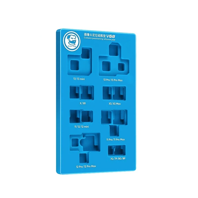 

Mechanic Mobile Phone Iphone 7 7p 8 8p 12 13pro Max Repair Camera Positioning Work Pad High Temperature Silicone Pad