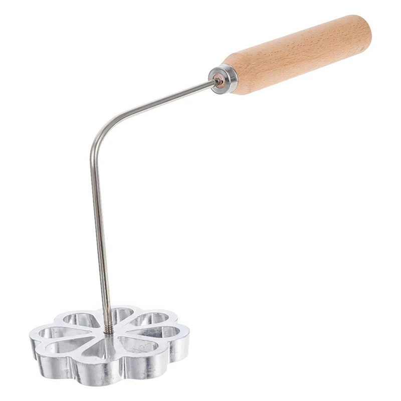 

5х розетка, набор Timbale из железа Bunuelera с ручкой, традиционный мексиканский кондитерский станок Bunuelo, резак для кухни