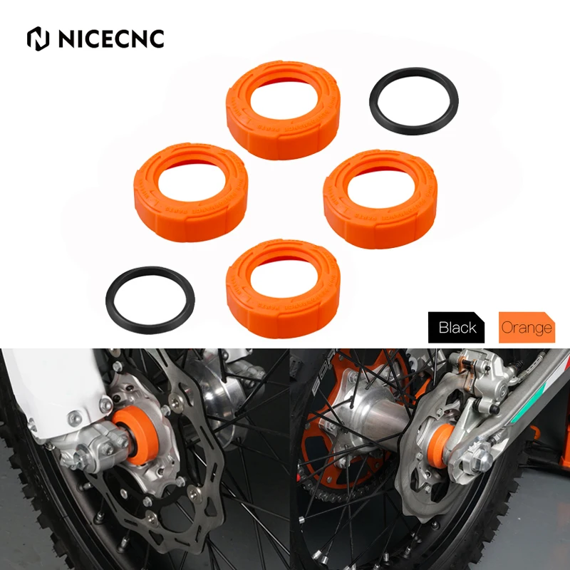 

NiceCNC Motorcycle Front Rear Wheel Bearing Protection Cap For KTM 125 250 300 350 400 450 500 EXC EXC-F EXC-W XC-W 2017-2023