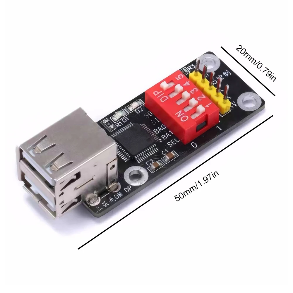 Плата модуля Ch9350 устройство для сканирования виртуальной клавиатуры с