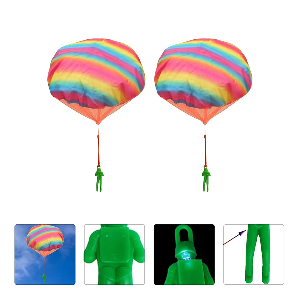 

2 шт., детский мини-солдат-парашют с подсветкой